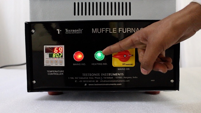 muffle furnace test