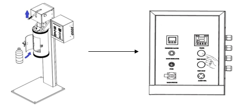 bottle burst tester features